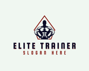 Trainer - Fitness Muscular Trainer logo design