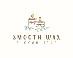 Wax - Scented Candle Wax logo design