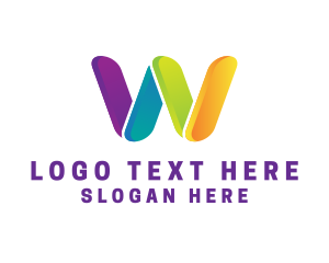 Printing - Design Firm Letter W logo design