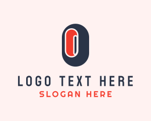 Oval - 3D Oval Letter O logo design