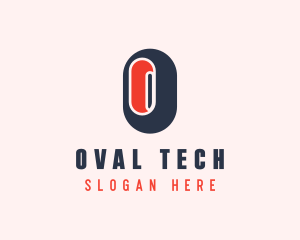 Oval - 3D Oval Letter O logo design