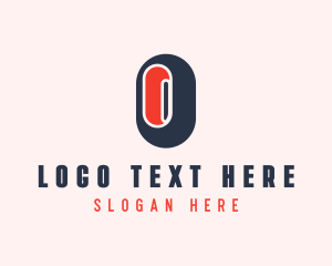 Shape - 3D Oval Letter O logo design