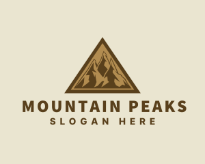 Himalayas - Triangle Mountain Peak logo design