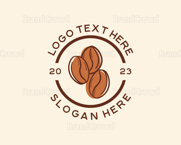 Coffee Bean Business Logo