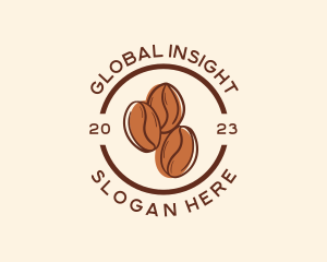 Coffee Bean Business Logo