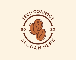 Capuccino - Coffee Bean Business logo design