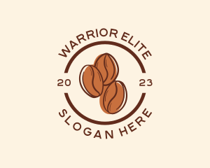 Caffeine - Coffee Bean Business logo design