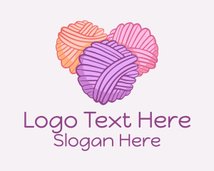 Yarn Ball Thread  Logo