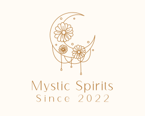 Ornamental Moon Flower Boutique logo design