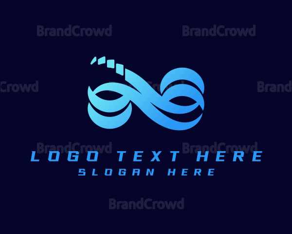 Infinity Pixel Loop Logo