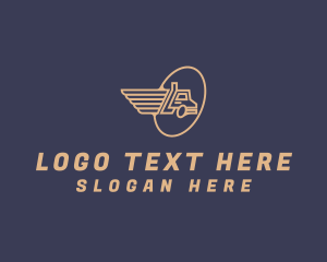 Fast - Classic Truck Logistics logo design