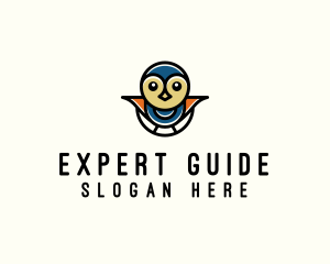 Guide - Baby Bird Flying logo design