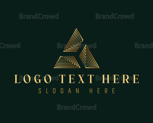 Premium Luxury Pyramid Logo