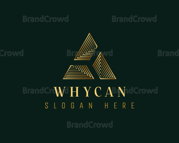 Premium Luxury Pyramid Logo