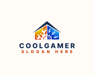 Flame - Home Heating Cooling logo design