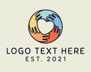 Leadership - Loving Hands Heart Foundation logo design