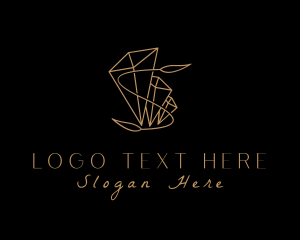Crystal - Luxury Precious Stone logo design