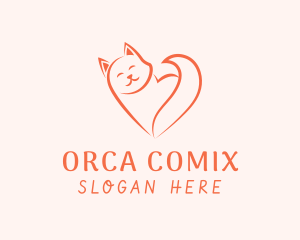 Veterinarian - Pet Cat Lover logo design