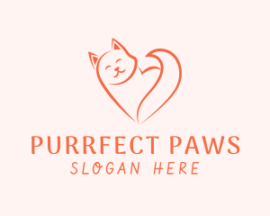 Pet Cat Lover logo design