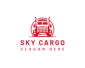 Trucking Cargo Logistics logo design