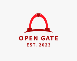 Modern Arch Gate  logo design