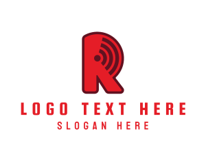 Hotspot - Internet Router Network logo design