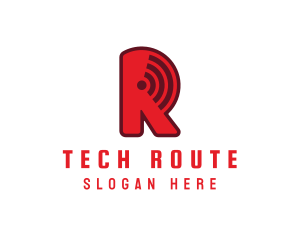 Router - Internet Router Network logo design