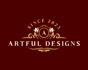 Luxury Floral Jewelry logo design