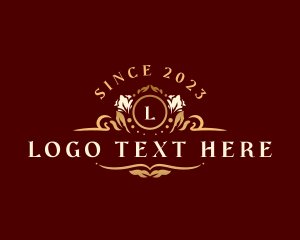Apparel - Luxury Floral Jewelry logo design