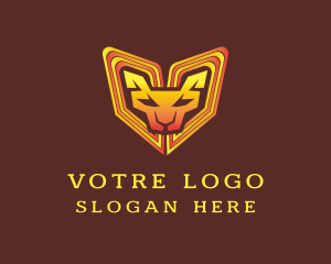 Carnivore - Colorful Wild Lion logo design