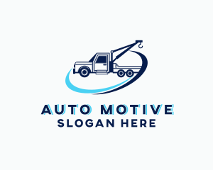 Vehicle - Tow Truck Vehicle logo design