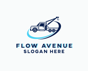 Tow Truck Vehicle logo design