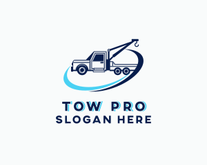 Tow - Tow Truck Vehicle logo design