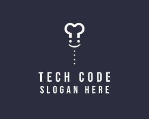 Code - Happy Chef Cook logo design