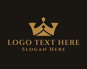 Kingdom - Premium Regal Crown logo design