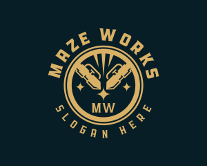 CNC Laser Machinery logo design