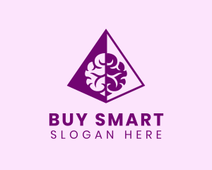 Pyramid Smart Brain logo design