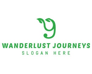 Sustainability - Nature Plant Letter Y logo design