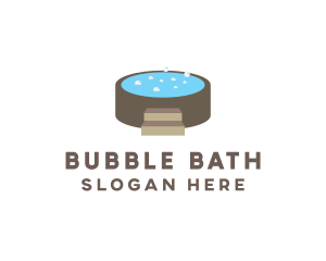 Tub - Hot Tub Jacuzzi Spa logo design