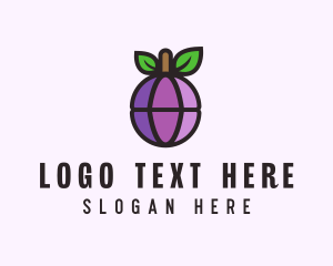 Globe - Globe Fruit Plum logo design