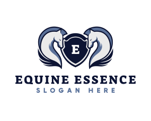 Equine - Equine Horse Shield logo design