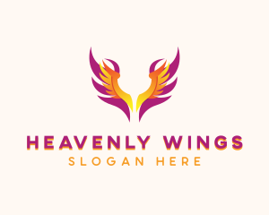 Holy Angelic Wings logo design