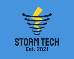 Storm - Thunder Strike Storm logo design