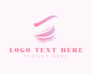 Beauty Vlogger - Beauty Makeup Eyelashes Cosmetics logo design