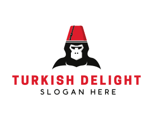 Turkish Hat Monkey logo design