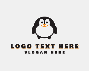 Zoo - Penguin Toy Animal logo design