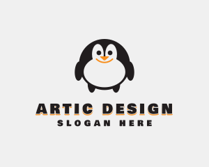 Artic - Penguin Toy Animal logo design