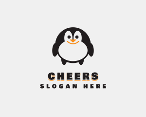 Snow - Penguin Toy Animal logo design