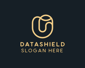 Digital Tech Software Letter U Logo