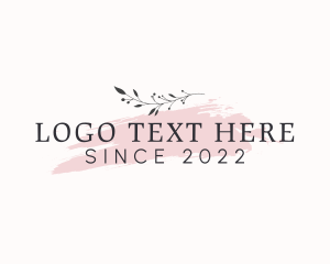 Wordmark - Floral Beauty Plant logo design